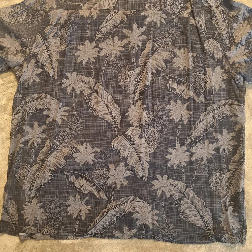 Campia Men's Black/Tan Short-Sleeve Button-Down Camp Style Shirt/Size 2XL - Picture 10 of 10